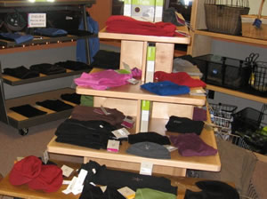 Ibex base layers and colorful fleece keeps you toasty.